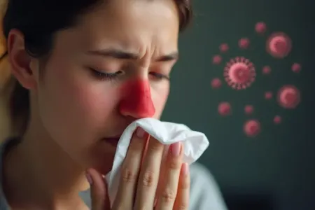 Qrip zamanı burun nəfəs alarkən niyə qıcıqlanır?