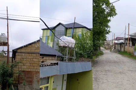 Qubada elektrik xətləri vətəndaşı “boğaza yığıb”