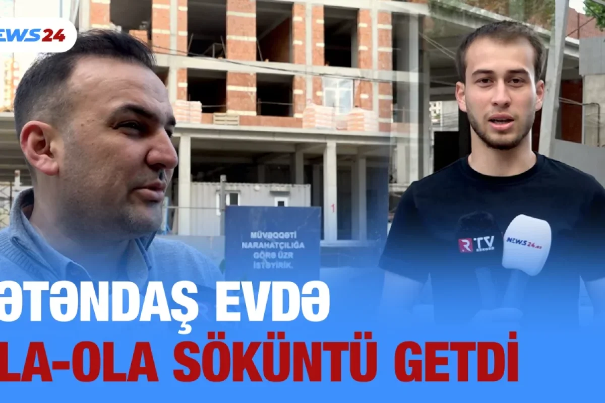 “Deluxe Residence” vətəndaşların evini Qanunsuz SÖKÜR? - Real GÖRÜNTÜLƏR