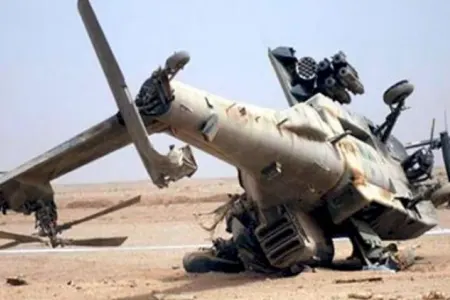 Havada iki helikopter toqquşdu