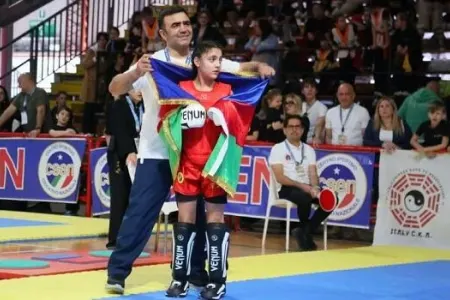 Leyla Əliyevanın qızı dünya çempionu oldu
