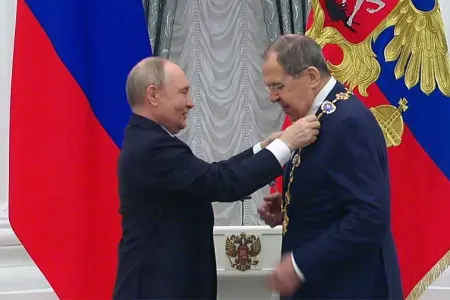 Putin Lavrova orden verdi