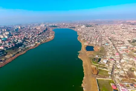 Bakıda salınacaq bulvar ərazisindən - GÖRÜNTÜLƏR