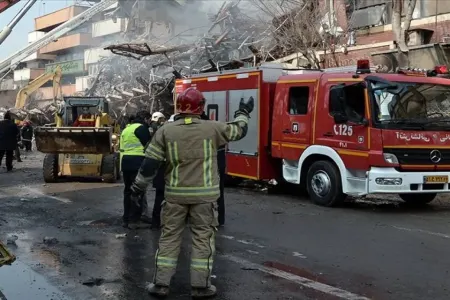 İranda fabrikdə güclü yanğın baş verib