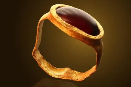 2300 illik qızıl üzük - Xüsusi ritual zamanı...