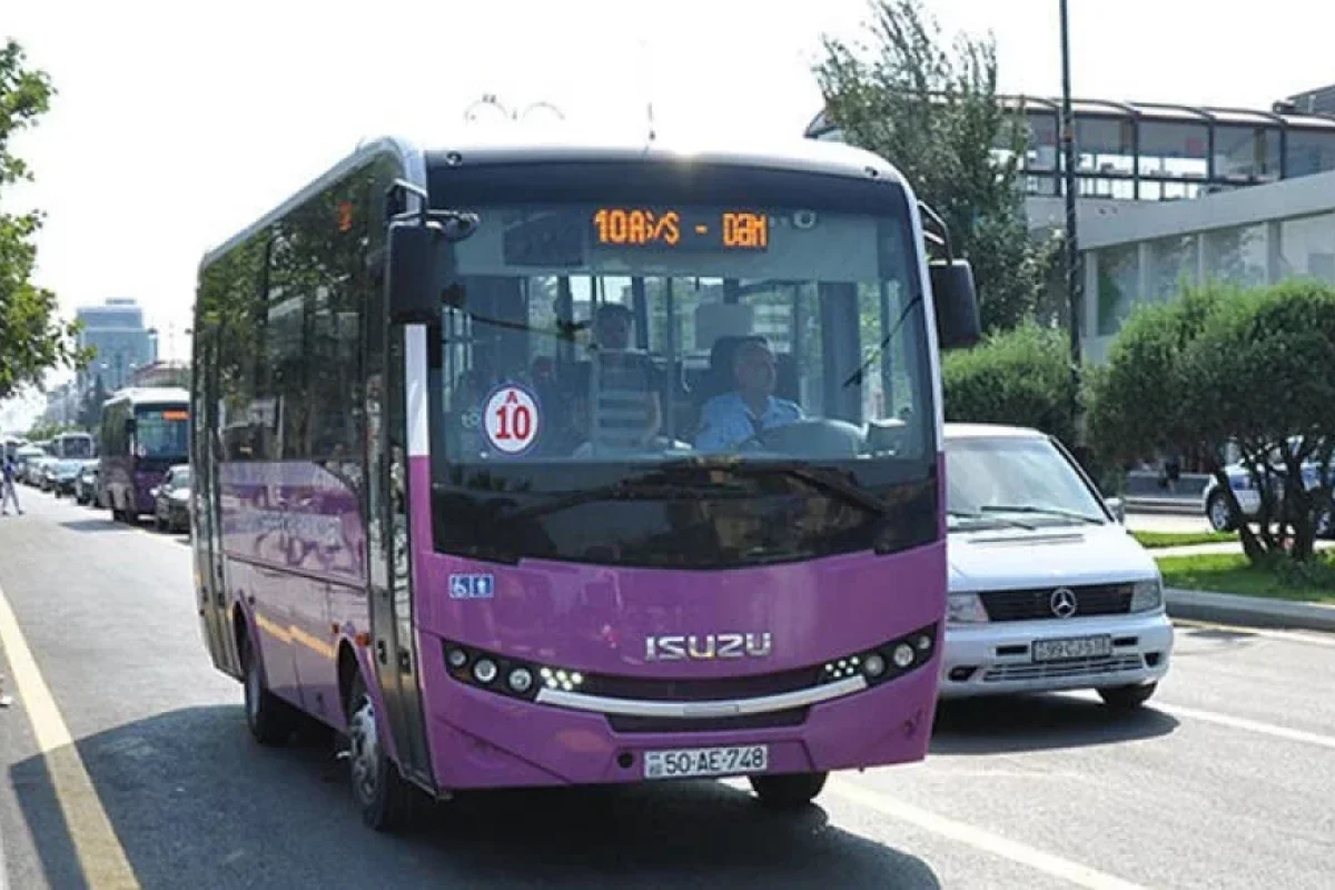 Sumqayıt avtobusunda DAVA - VİDEO