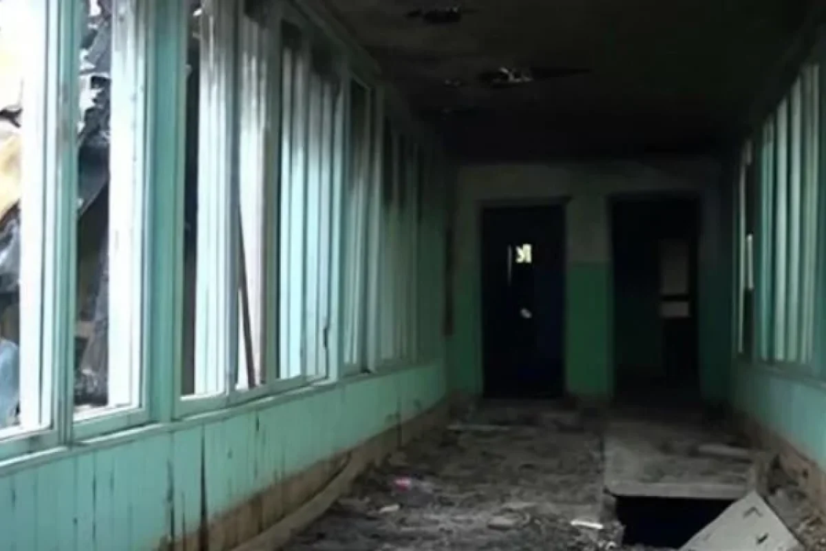 Mingəçevirdə istifadəsiz bağça yandı