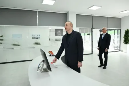 İlham Əliyev açılışda iştirak etdi