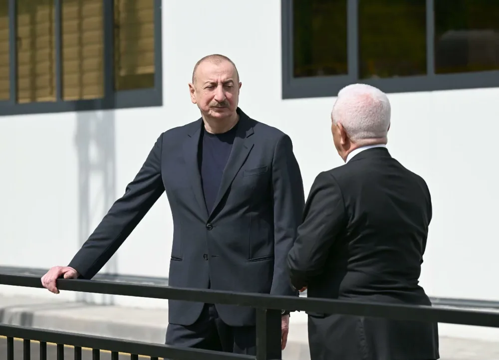 İlham Əliyev Laçında daha bir açılışda iştirak etdi