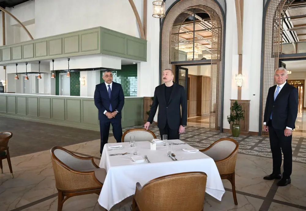 İlham Əliyev “Laçın” İstirahət Kompleksinin açılışında iştirak etdi