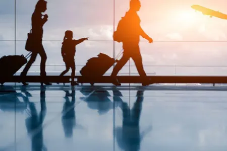 Bakı aeroportunda HƏYƏCANLI ANLAR