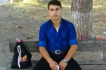 Qəzada ölən gəncin - FOTOSU