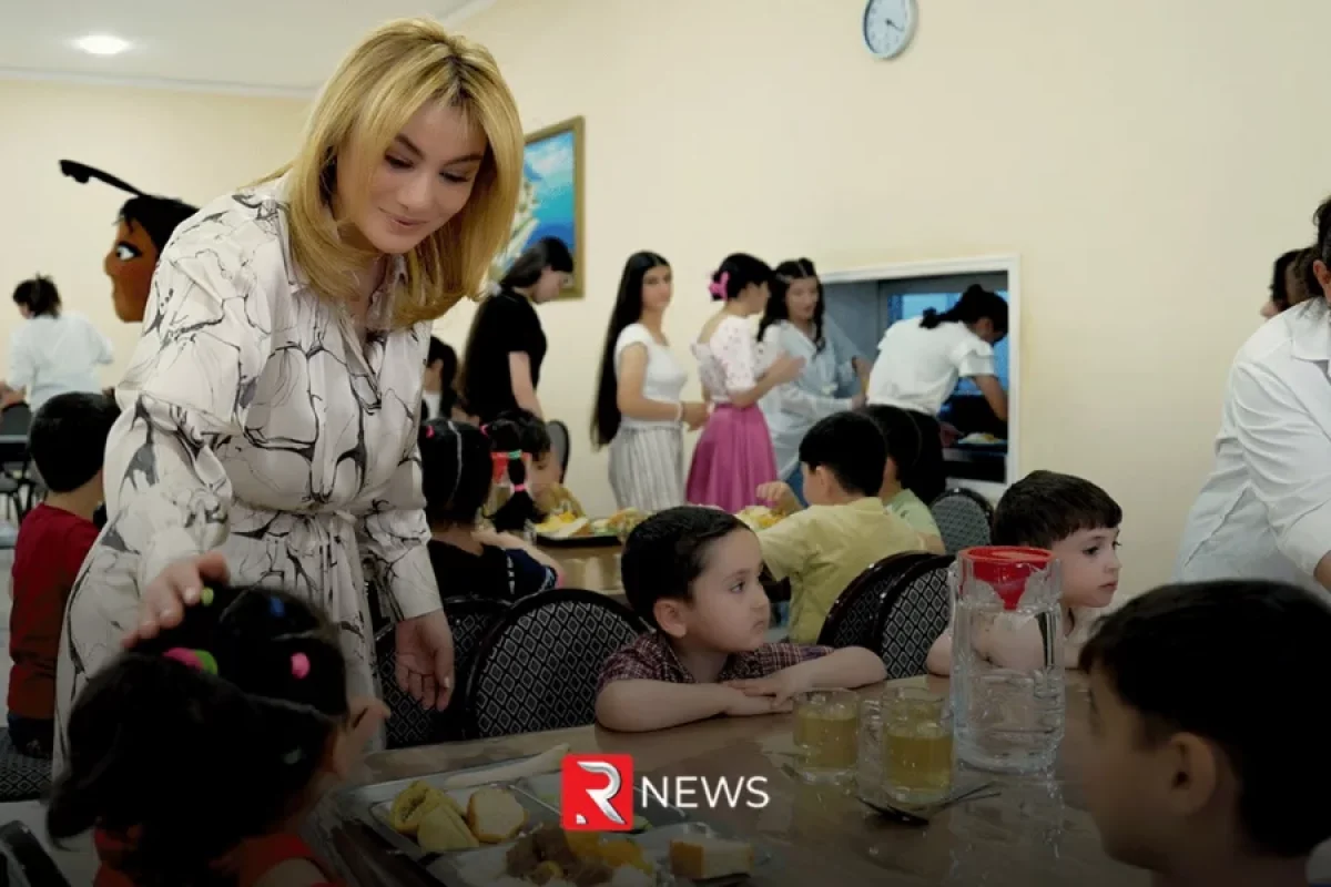 Ruhiyyə Əliyeva Uşaqların Müdafiəsi Günü münasibətilə tədbir keçirdi