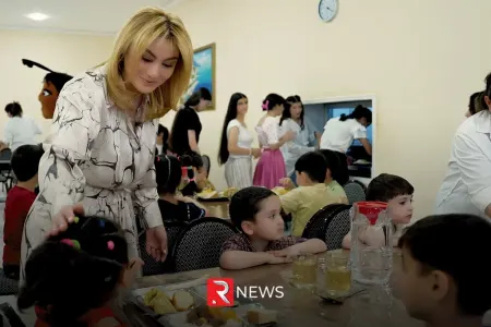 Ruhiyyə Əliyeva Uşaqların Müdafiəsi Günü münasibətilə tədbir keçirdi