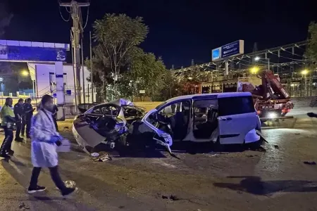 Gecə saatlarında DƏHŞƏT - 5 nəfərin öldüyü qəzanın - GÖRÜNTÜLƏRİ