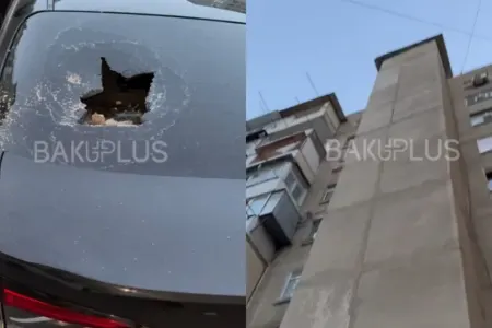 Xətai sakinlərinin başına daş düşə bilər - VİDEO