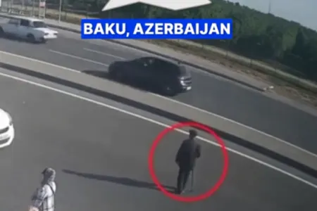 Bakıda baş verən dəhşətli qəza dünya mediasında - VİDEO