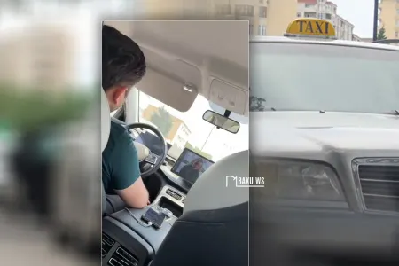 Taksi sürücüsü 9 aylıq hamilə qadını yarıyolda düşürdü