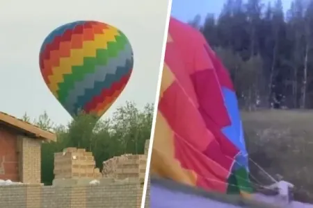Rusiyada insanların olduğu hava şarı qəzaya uğradı