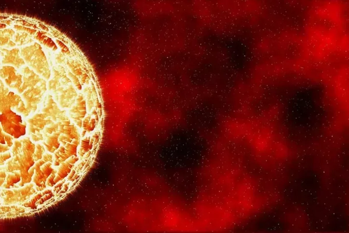 Günəş arxa tərəfdən PARTLADI