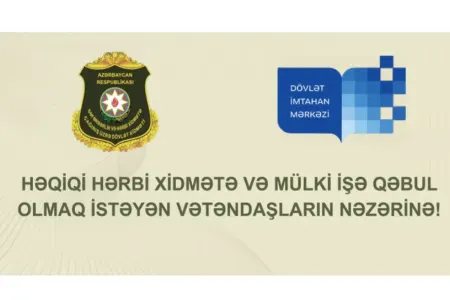 Səfərbərlik Xidmətində işləmək istəyənlərin - NƏZƏRİNƏ