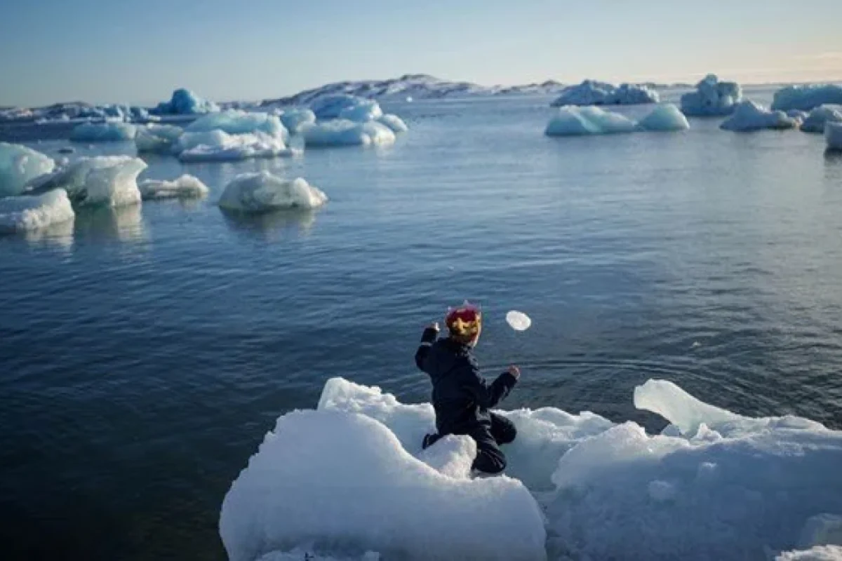 Qrenlandiyada fəlakətin izləri