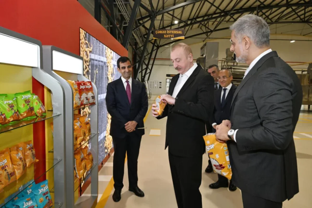 Prezident Bakıda zavod açılışında iştirak etdi - FOTO