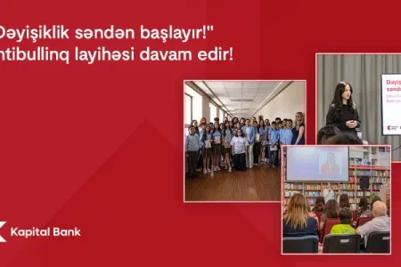 "Kapital Bank" bullinqə qarşı maarifləndirmə sessiyaları keçirdi