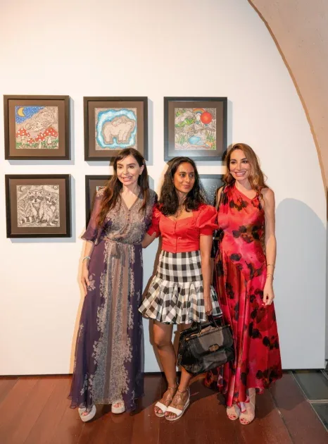 Leyla və Arzu Əliyevalar London Dizayn Biennalesində - FOTO