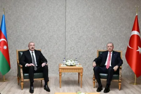 Kahramanmaraşda İlham Əliyevin Ərdoğanla görüşü oldu