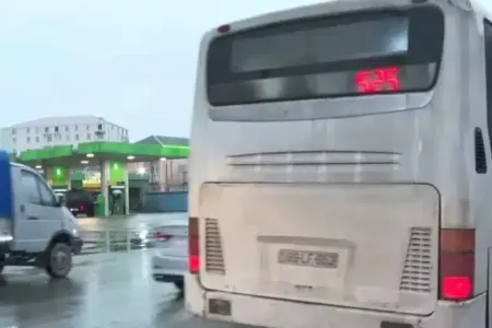 525 saylı marşrutda biabırçı vəziyyət - VİDEO