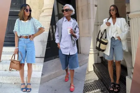 Uzun şortlar nə ilə geyinilməli?