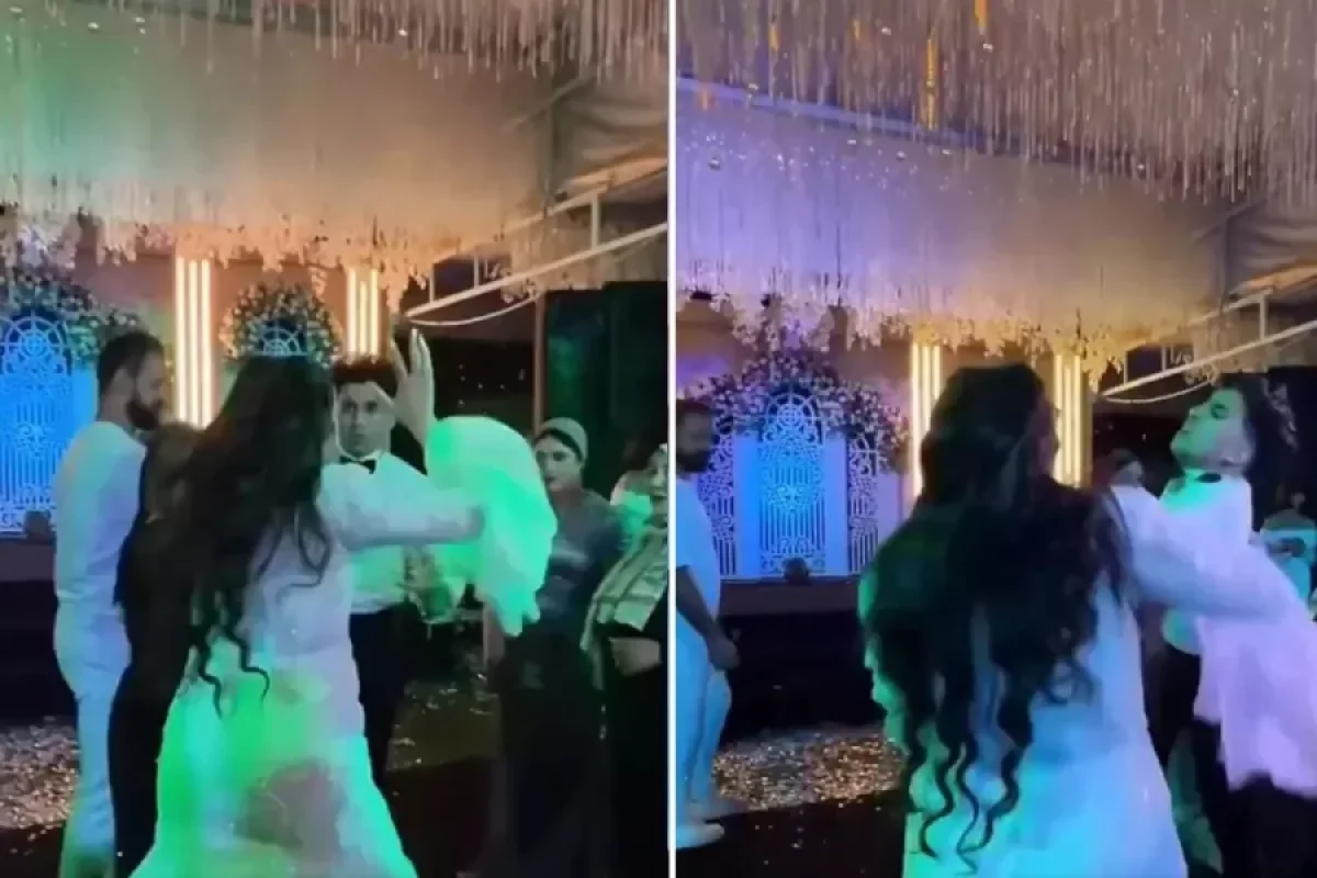 Bəy gəlini toyda - DÖYDÜ - VİDEO