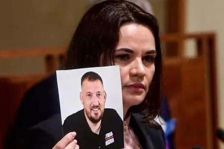 Belarusda müxalifət liderinin əri azadlığa buraxıldı