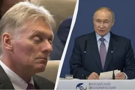 Putin çıxış etdi, Peskov yuxuladı