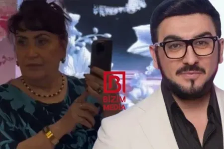 Tolikin Almaniyada yaşayan anası ad gününə gəldi