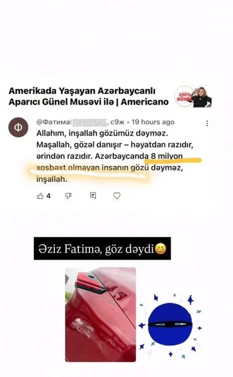 Azərbaycanlı aparıcı ABŞ-də qəzaya düşdü - – FOTO