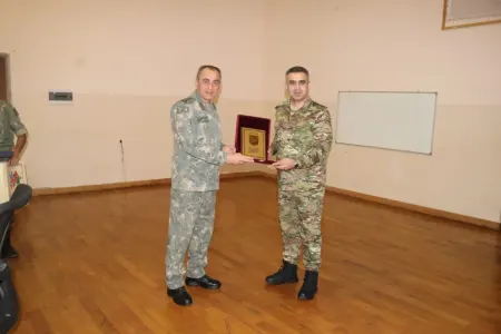 Hərbi prokuror bayram günləri sərhədlərdə - FOTOLAR