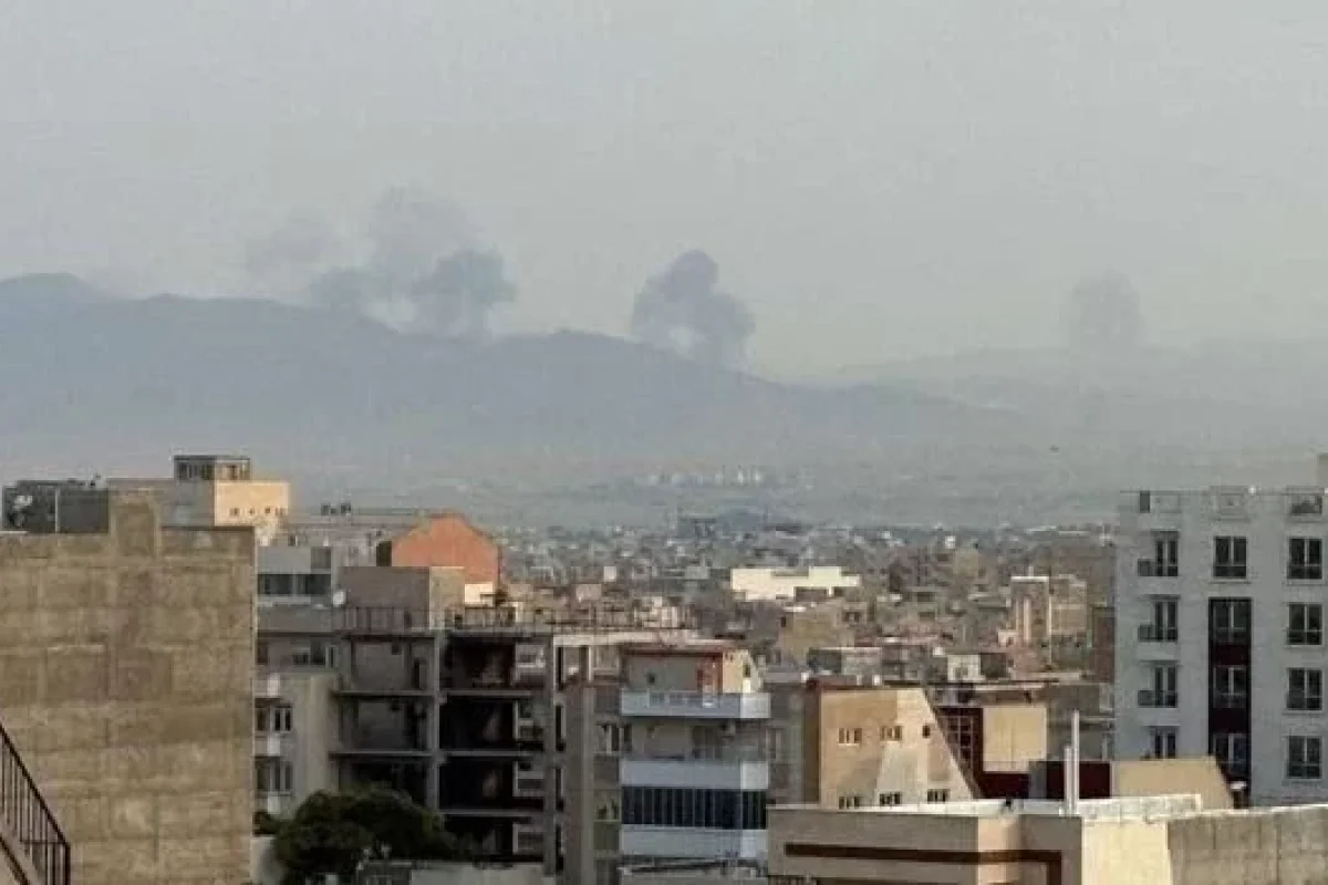 Tehranda hərbi obyekt raketlə vuruldu - VİDEO