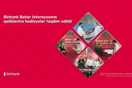 "Birbank Bahar" lotereyasının qaliblərinə hədiyyələr təqdim olundu