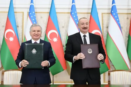 Azərbaycan və Özbəkistan arasında imzalanmış sənədlərin mübadiləsi mərasimi oldu - YENİLƏNDİ
