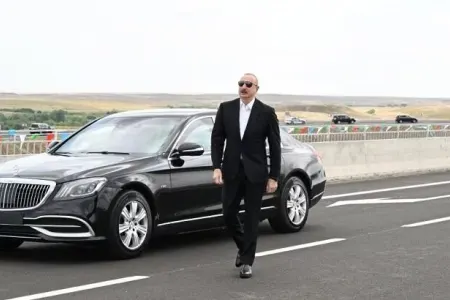 Prezident Əhmədbəyli-Füzuli-Şuşa yolunun açılışında... - Foto