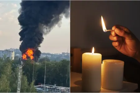 Moskvaya PUA hücumu: - On minlərlə vətəndaş işıqsız qaldı