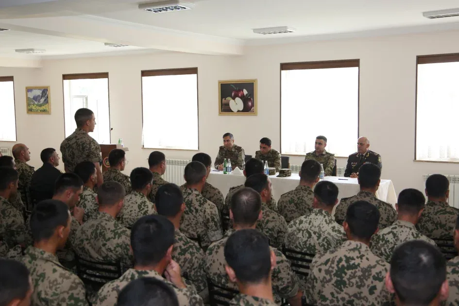 Hərbi prokuror Naxçıvanda görüş keçirib