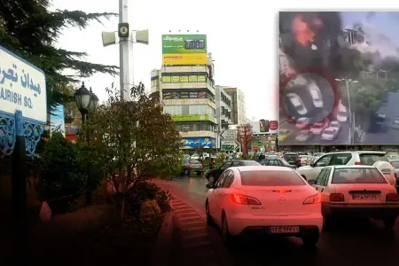 İran görüntüləri yaydı: - Tehran belə vurulub