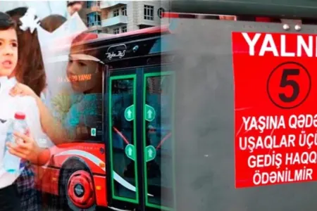 Uşaqlara neçə yaşdan gediş haqqı ödənilir? - RƏSMİ CAVAB