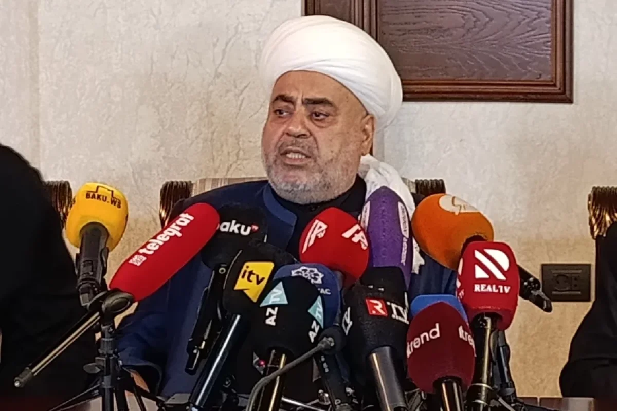 Şeyxülislam: - “Erməni kilsəsinin münasibəti Vətən müharibəsindən əvvəl fərqli idi”