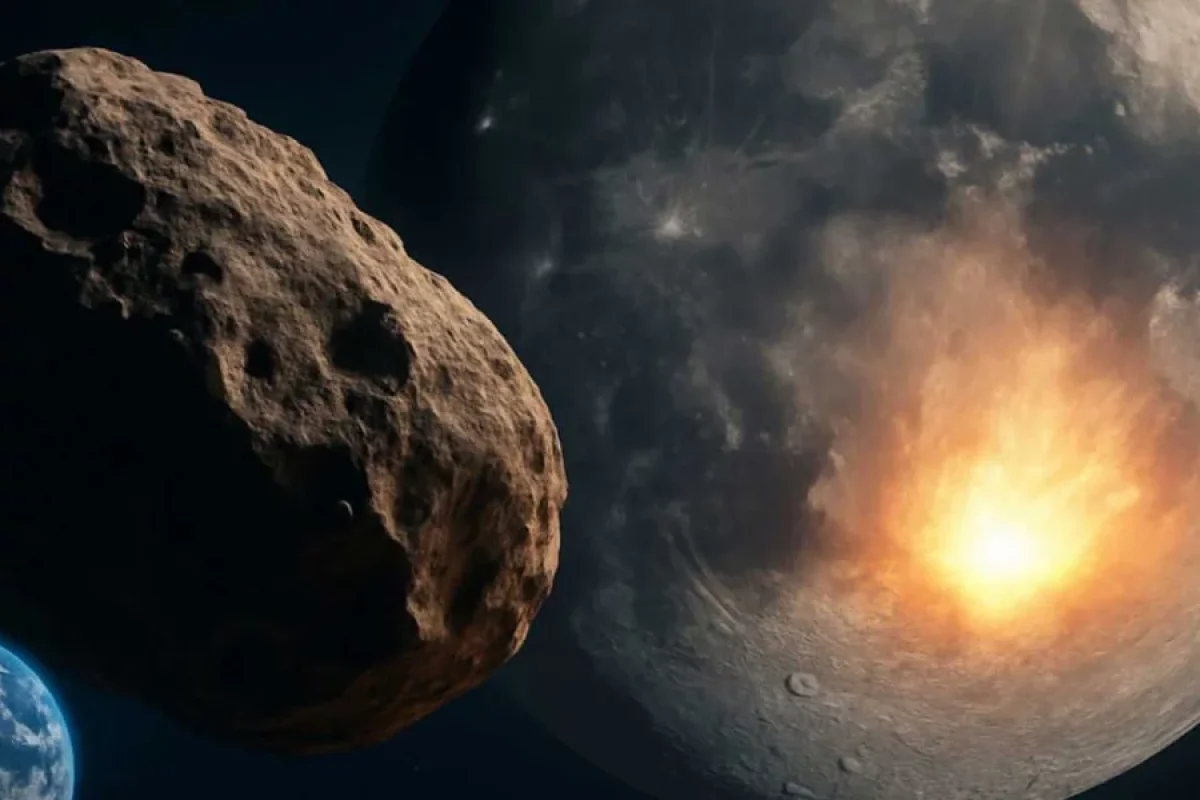 5 min ildə bir ola biləcək hadisə: - nəhəng asteroid Ay ilə toqquşa bilər