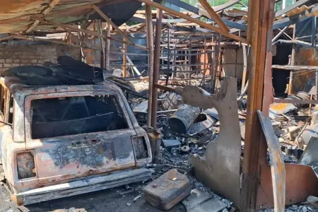 Rusiyanın Kiyevə hücumu zamanı dronlardan biri Azərbaycan səfirliyinin yaxınlığına düşdü