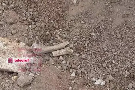 Laçında insan skeletinin qalıqları tapıldı - FOTO